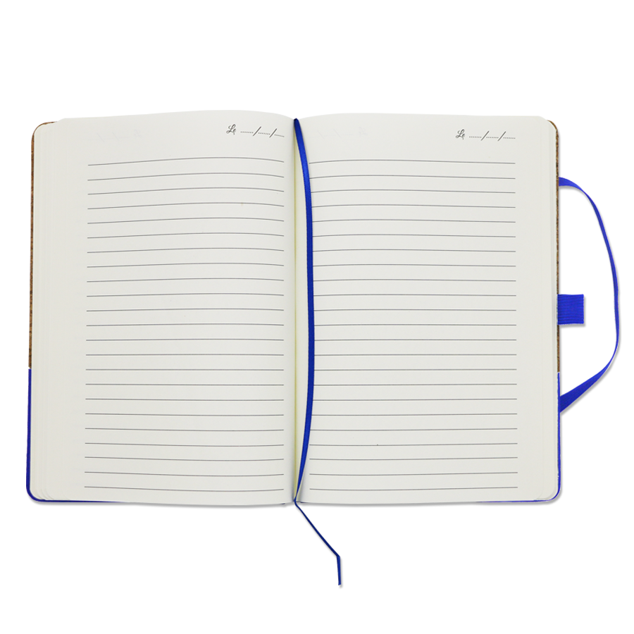 notebook a5 mi liège et mi tissu avec stylo