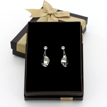 boucles d’oreilles emeraude