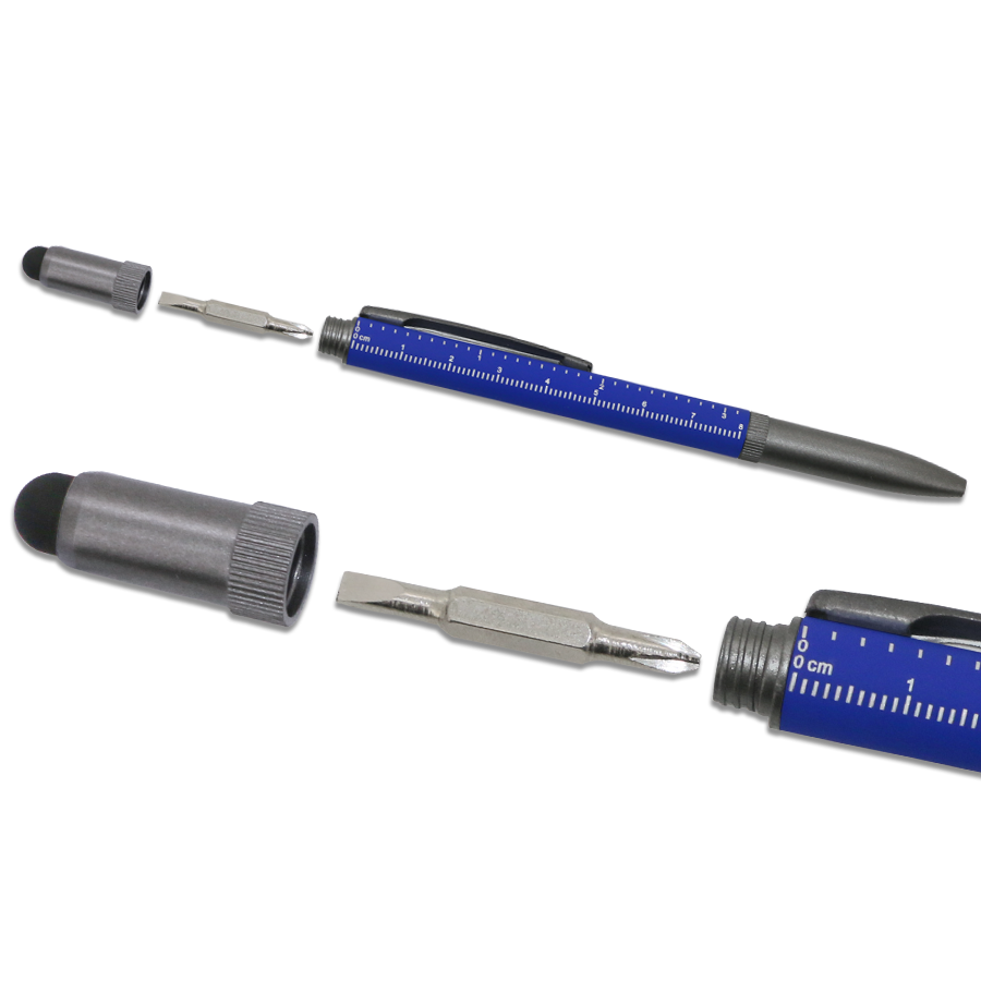 stylo  multifonction en aluminium