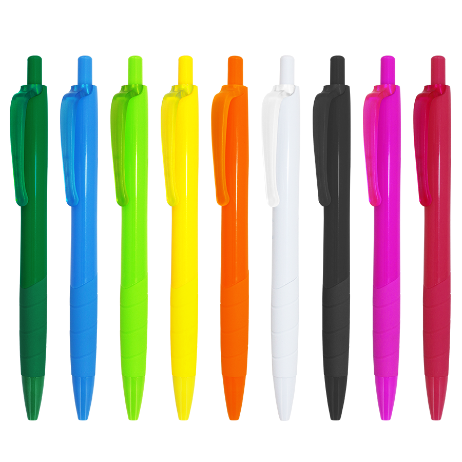 stylo en plastique coloré  et brillant