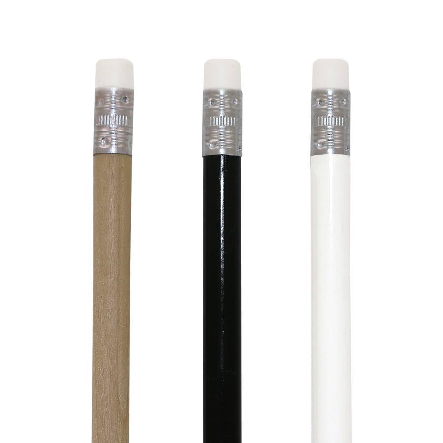 crayon publicitaire avec gomme