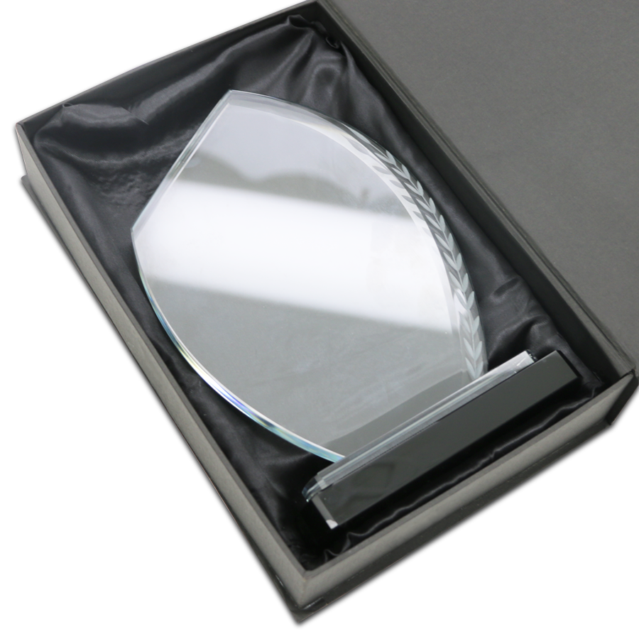 trophées en verre personnalisable