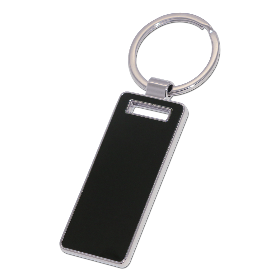 porte-clés  rectangulaire en métal 