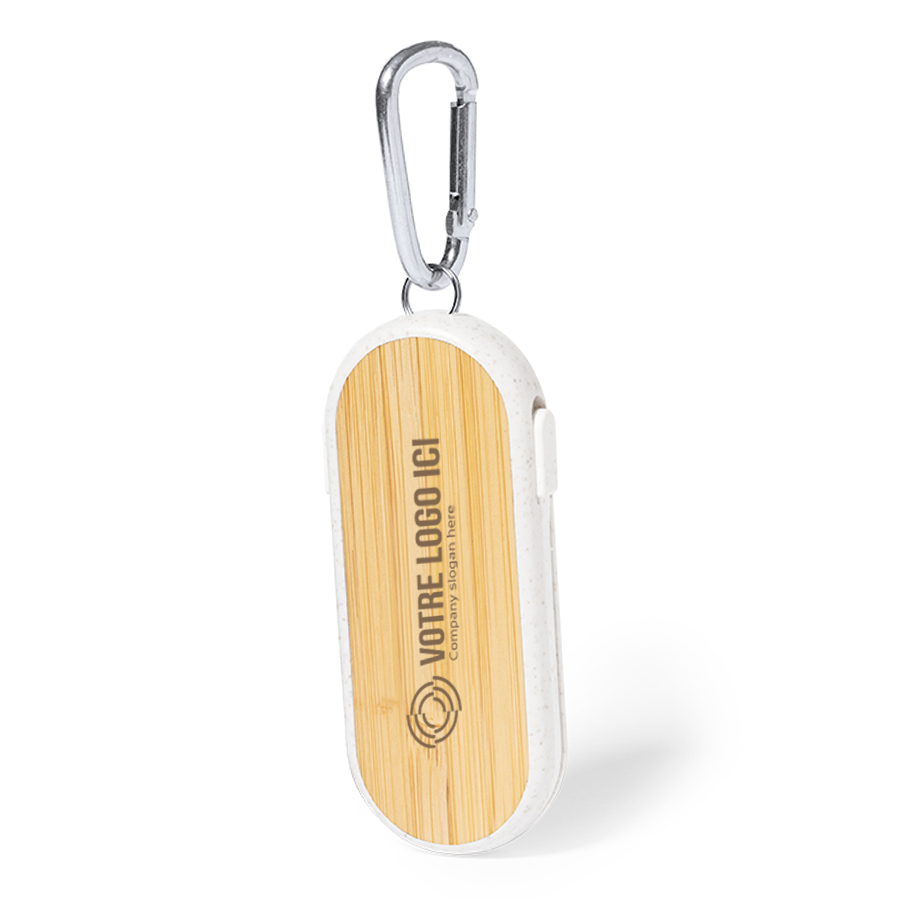 multi câble ecologique avec mousqueton