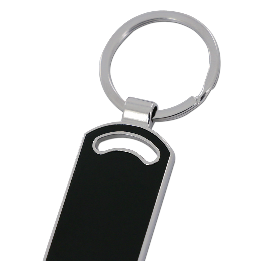 porte-clés  rectangulaire en métal 