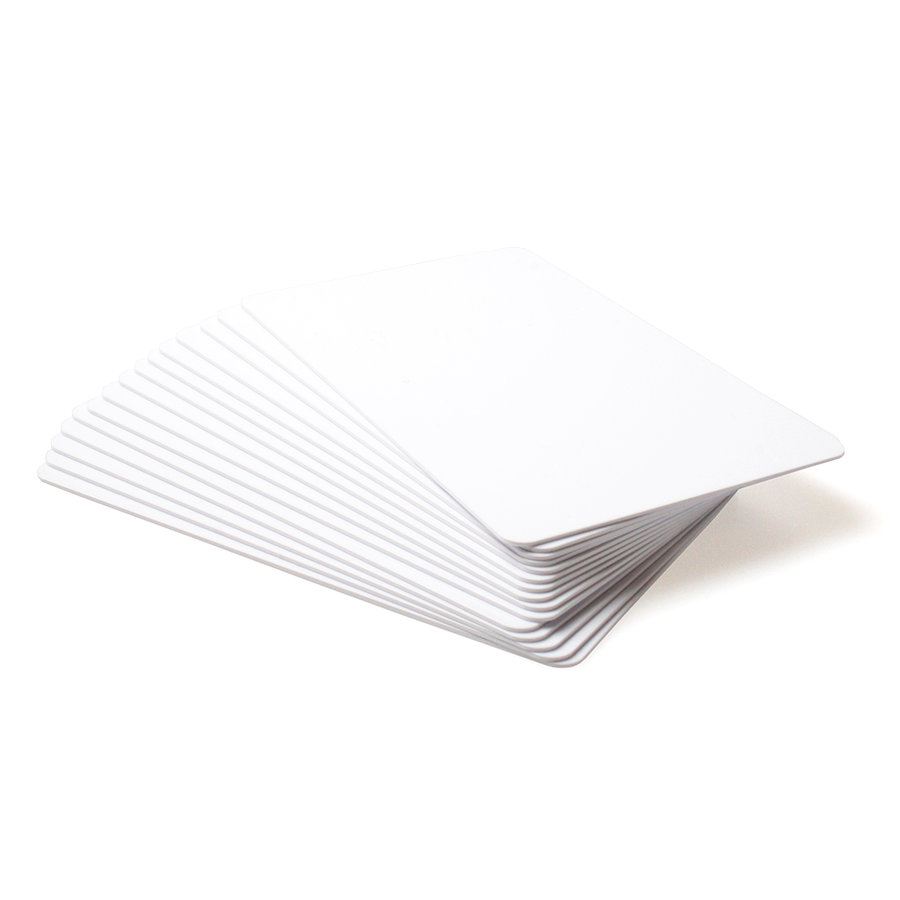 carte pvc blanche personnalisable