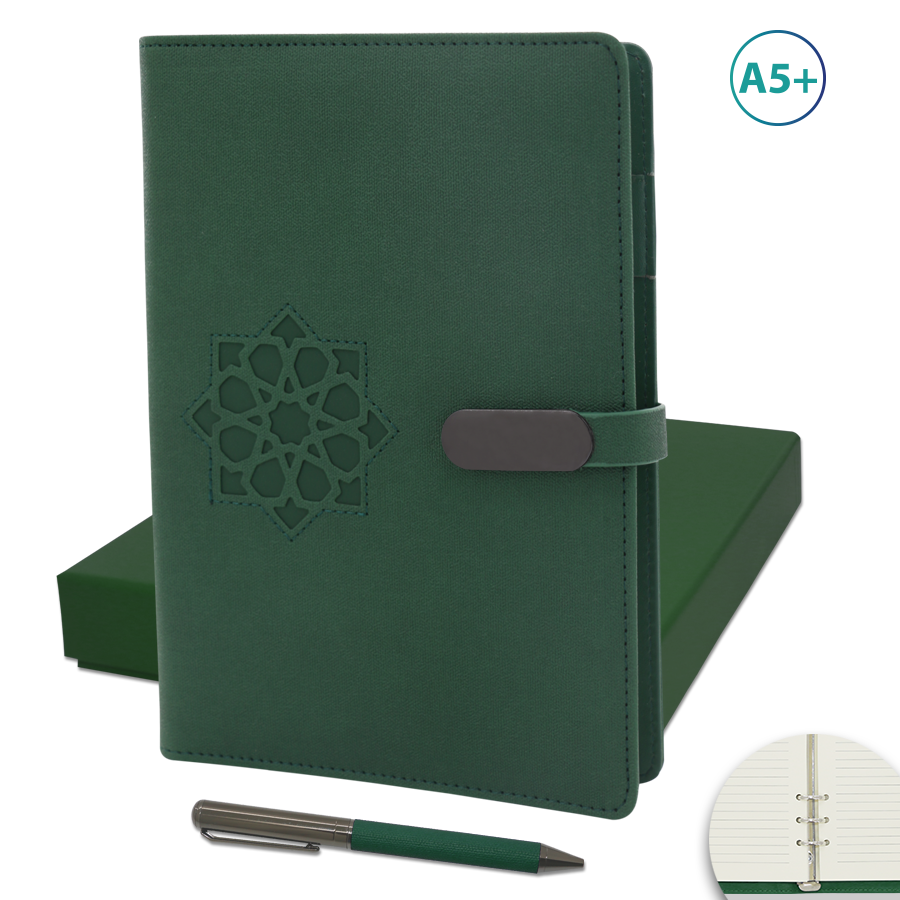cadeau note book arabesque  design zellige et stylo