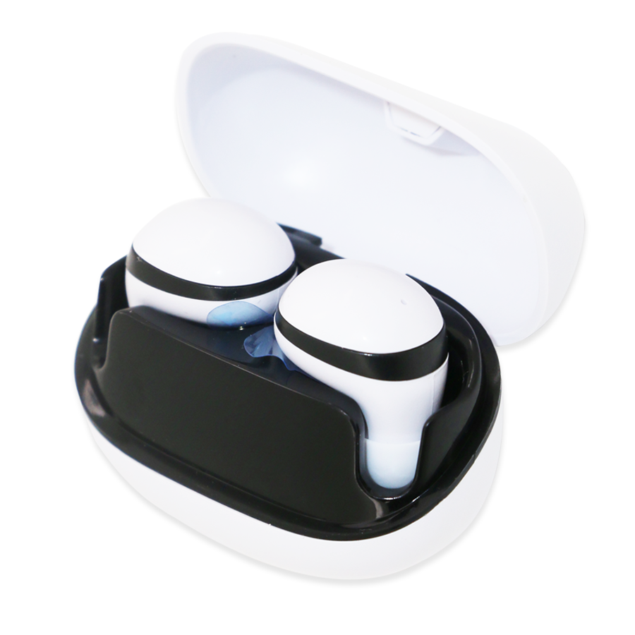 earbuds bluetooth avec boitier de recharge