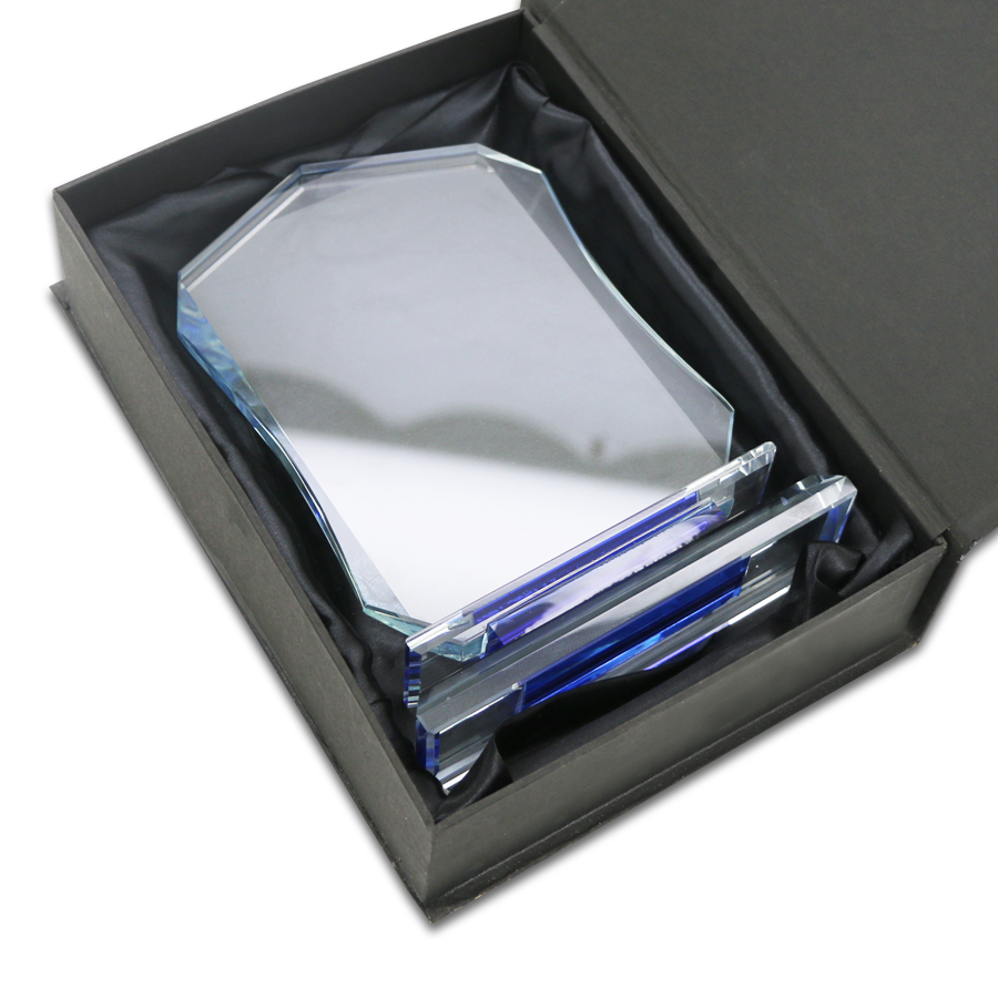 trophée à offrir en verre pour compétition