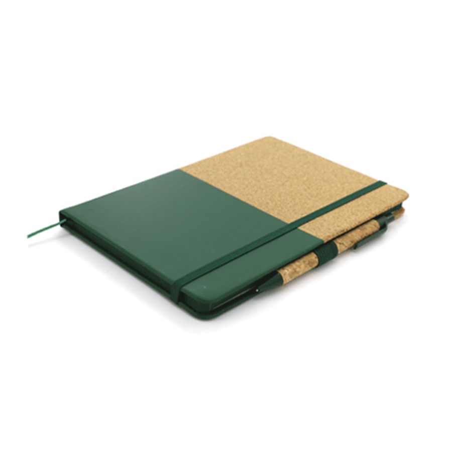 note-book  a5 en liège et similicuir
