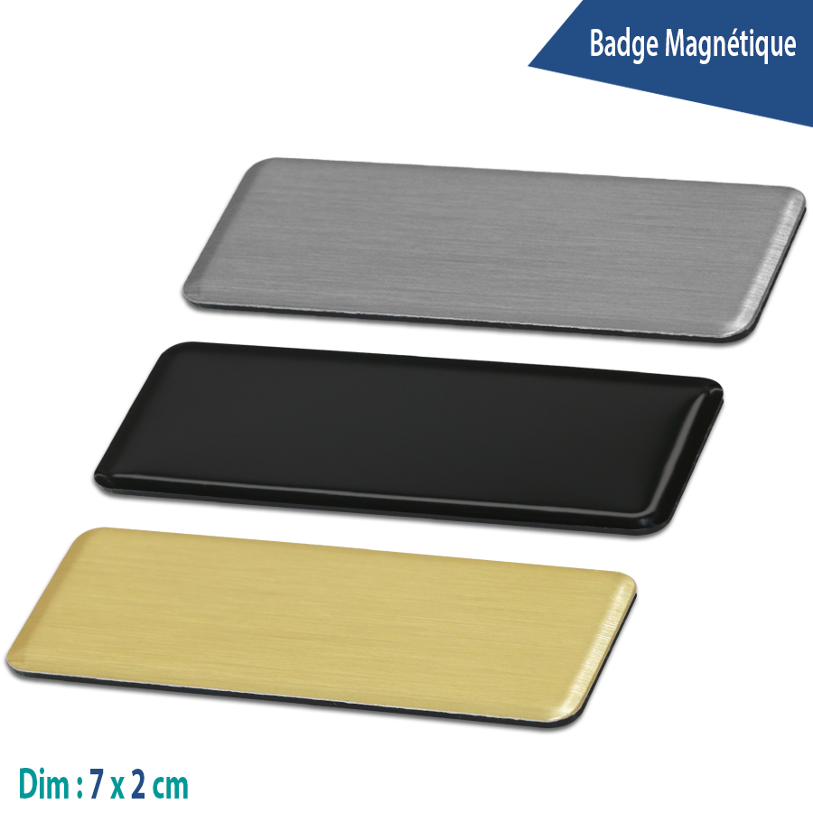 badge magnétique large personnalisable