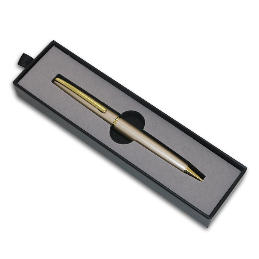 stylo en métal  promotionnel avec boite