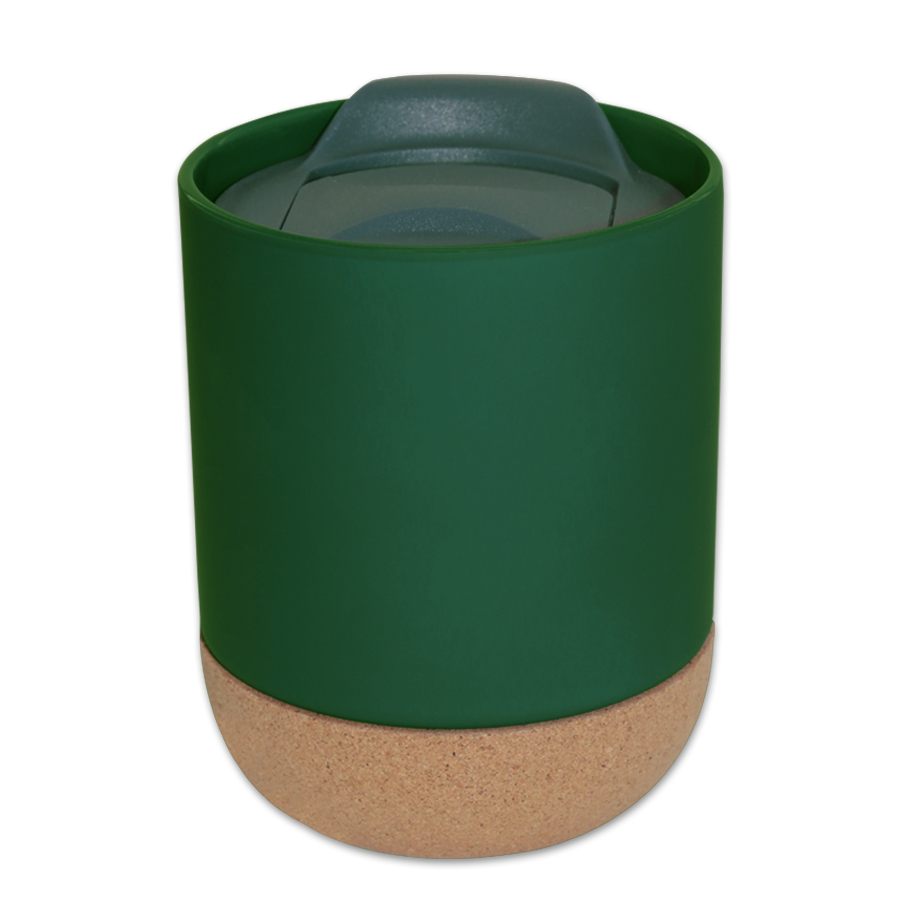 mug  380 ml en porcelaine et liège  avec couvercle