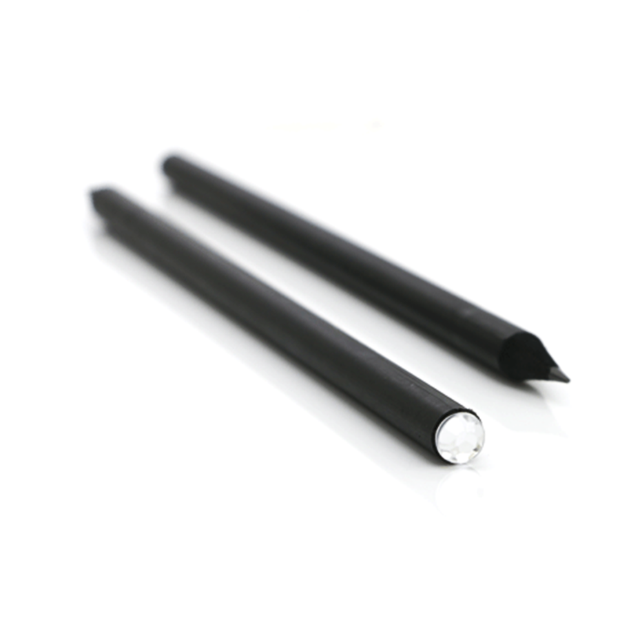 crayon extra noir avec un  cristal