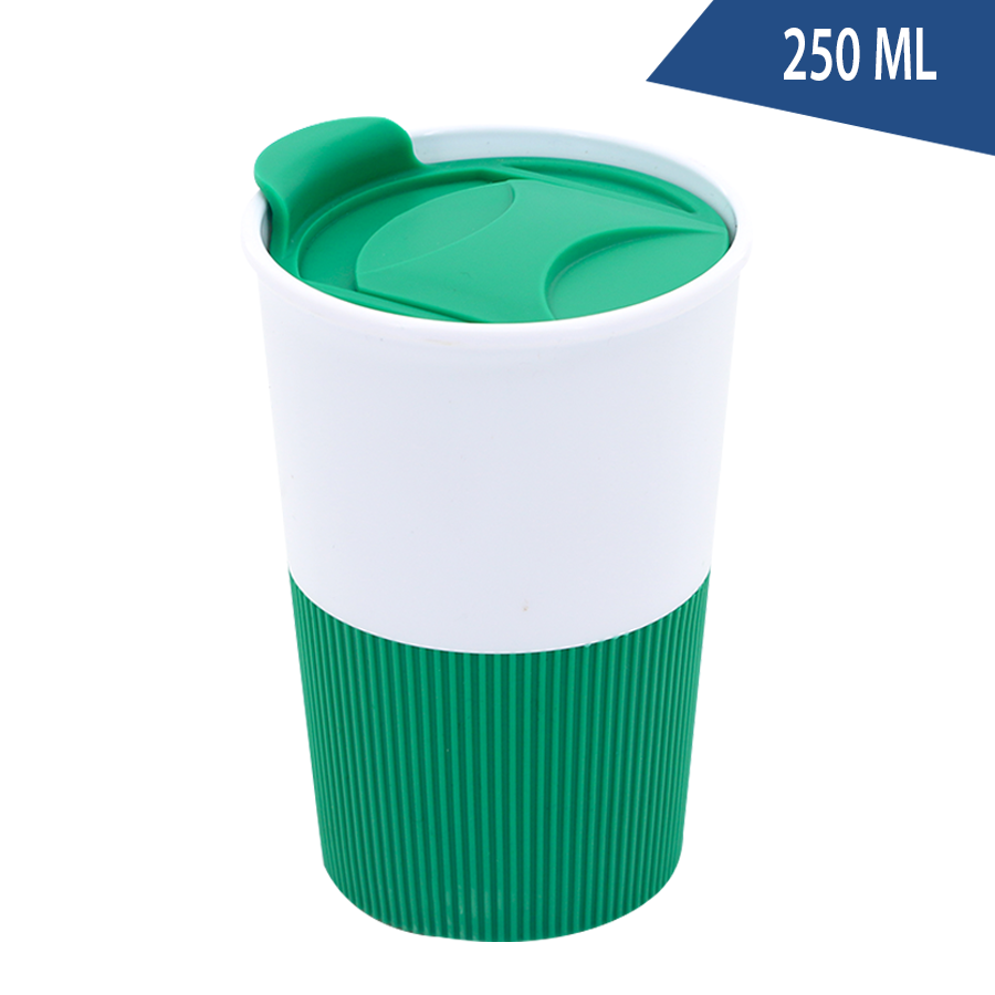 mug plastique à couvercle