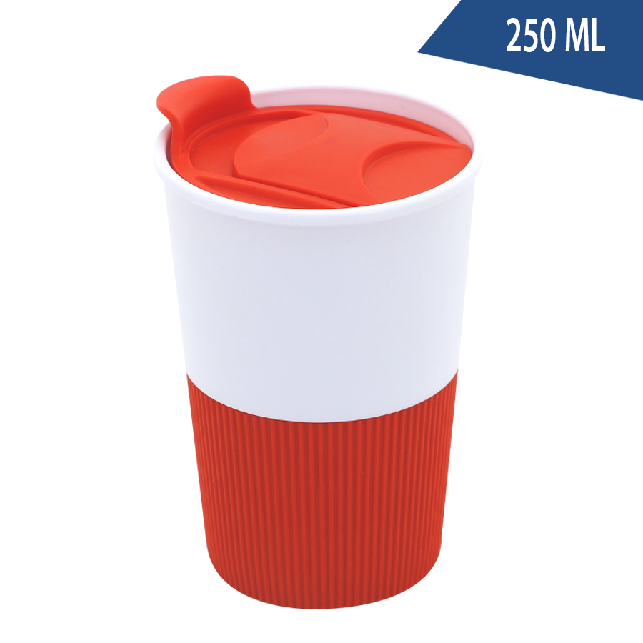 mug plastique à couvercle