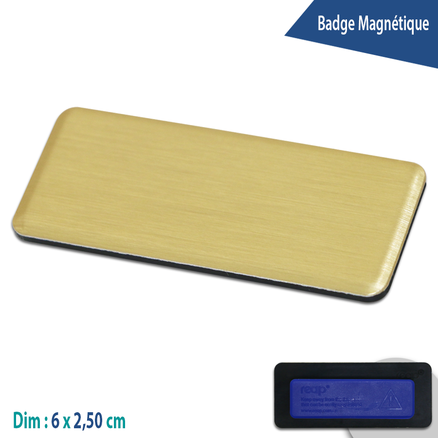 badge magnétique personnalisable