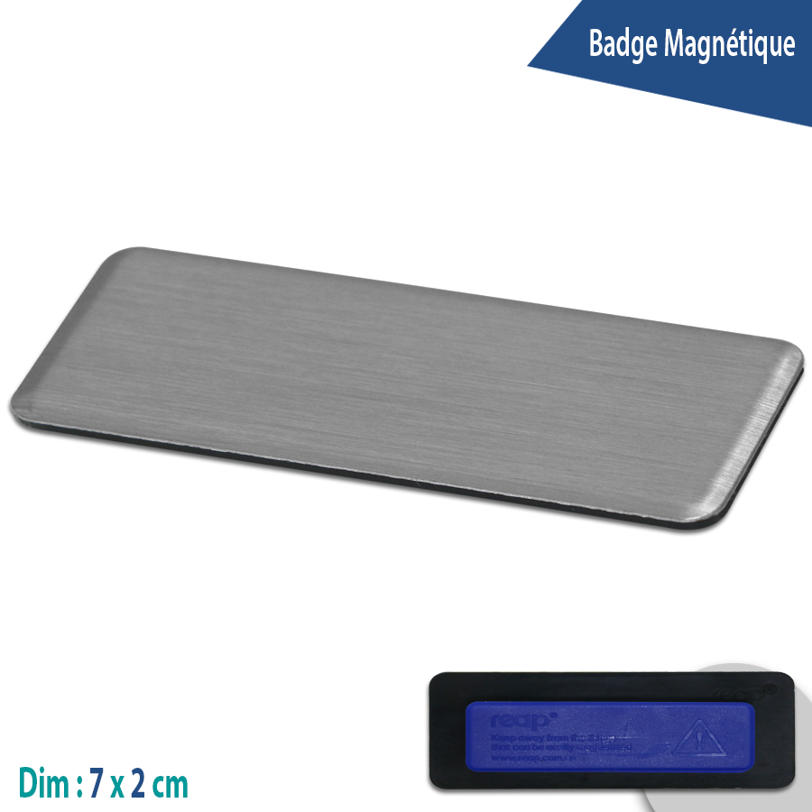 badge magnétique large personnalisable