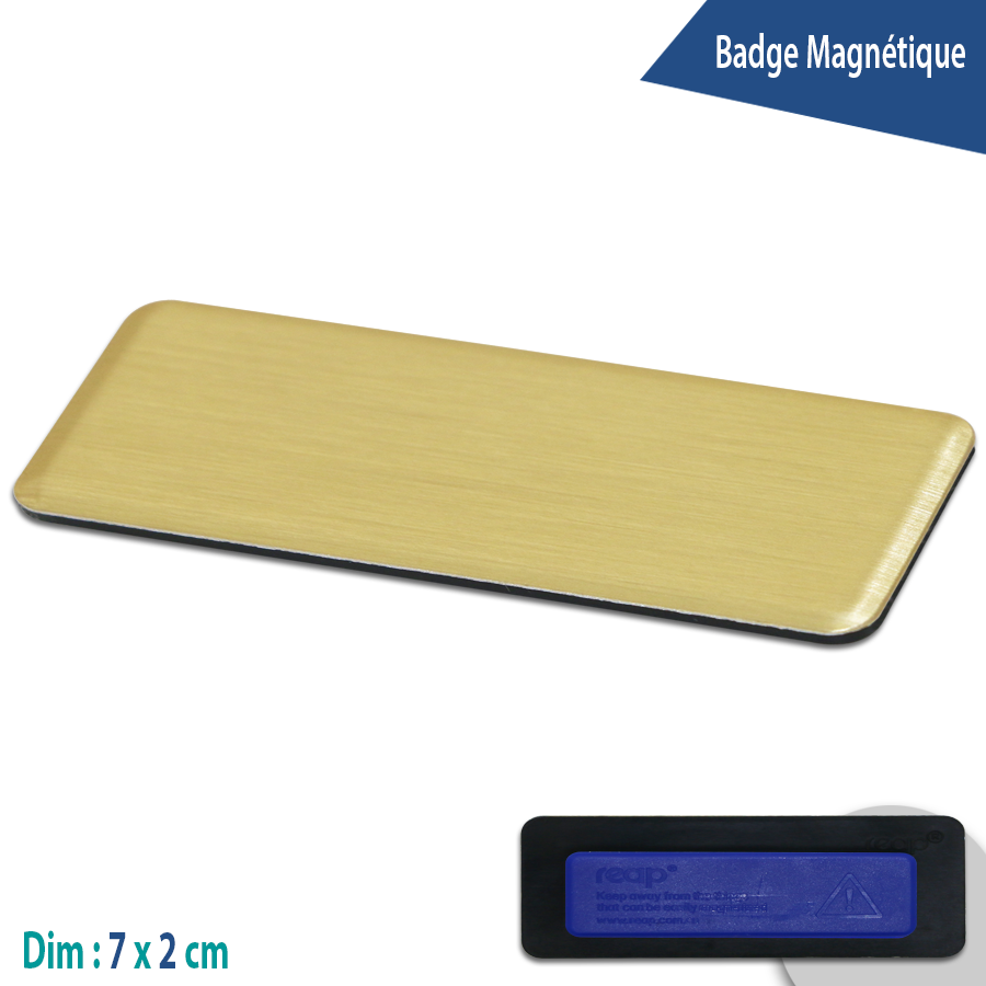badge magnétique large personnalisable