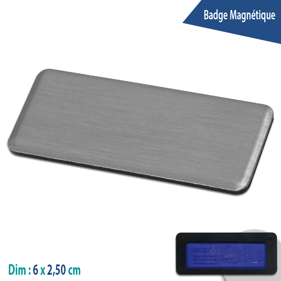 badge magnétique personnalisable